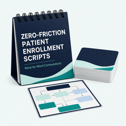 Zero-Friction Patient Enrollment Scripts digital toolkit
